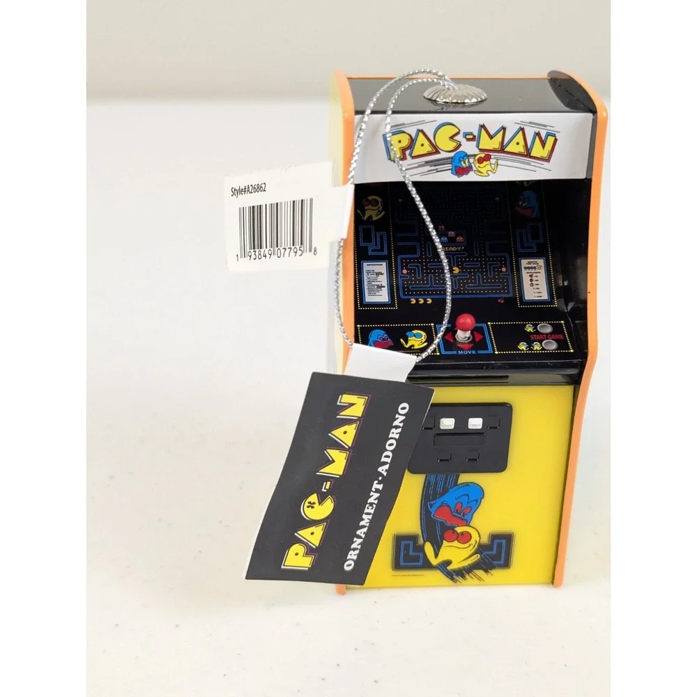 Pac-Man Arcade Cabinet Christmas Ornament Ruz 4